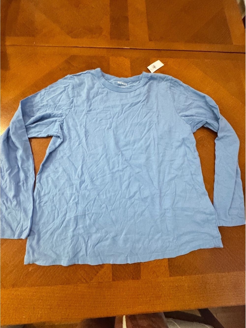 Old Navy Light Blue Long Sleeve T-Shirt Size L 389